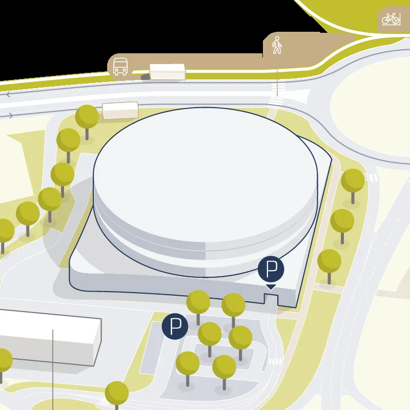 Visuel du projet Palais des sports réalisé par Unik Studio pour la communauté urbaine Caen la mer